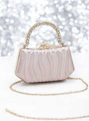 Queen wavy clutch bag