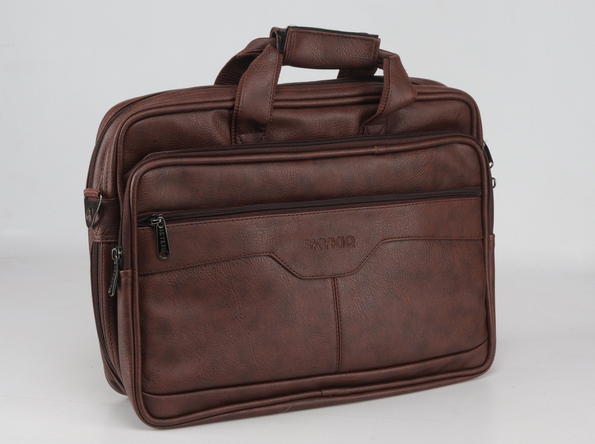 Executive Style: Men's Office Textured Laptop Bags - Flengo