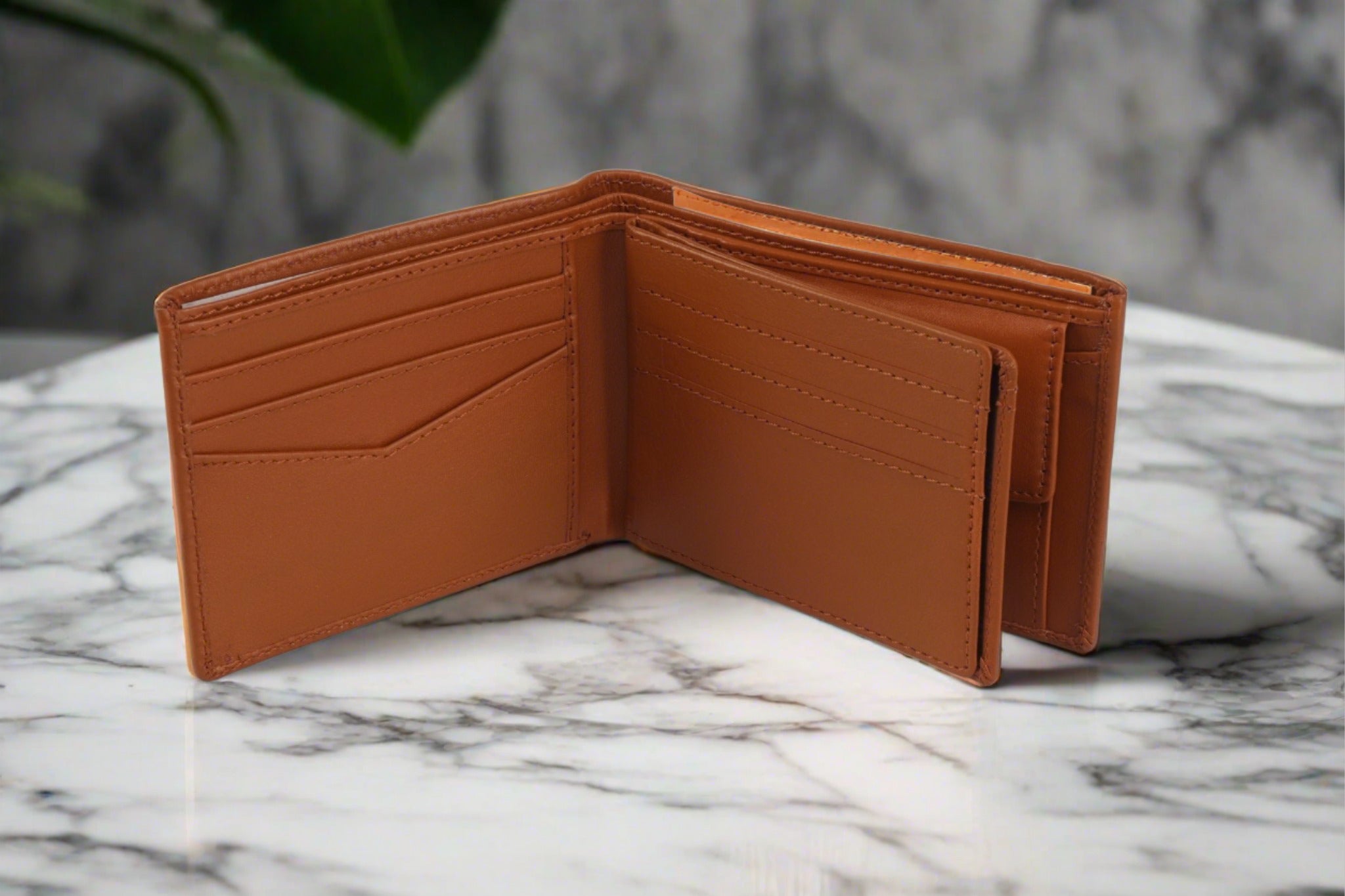 Luxury in Leather: Men's Leather two fold wallets - Timeless Elegance for Every Pocket - Flengo