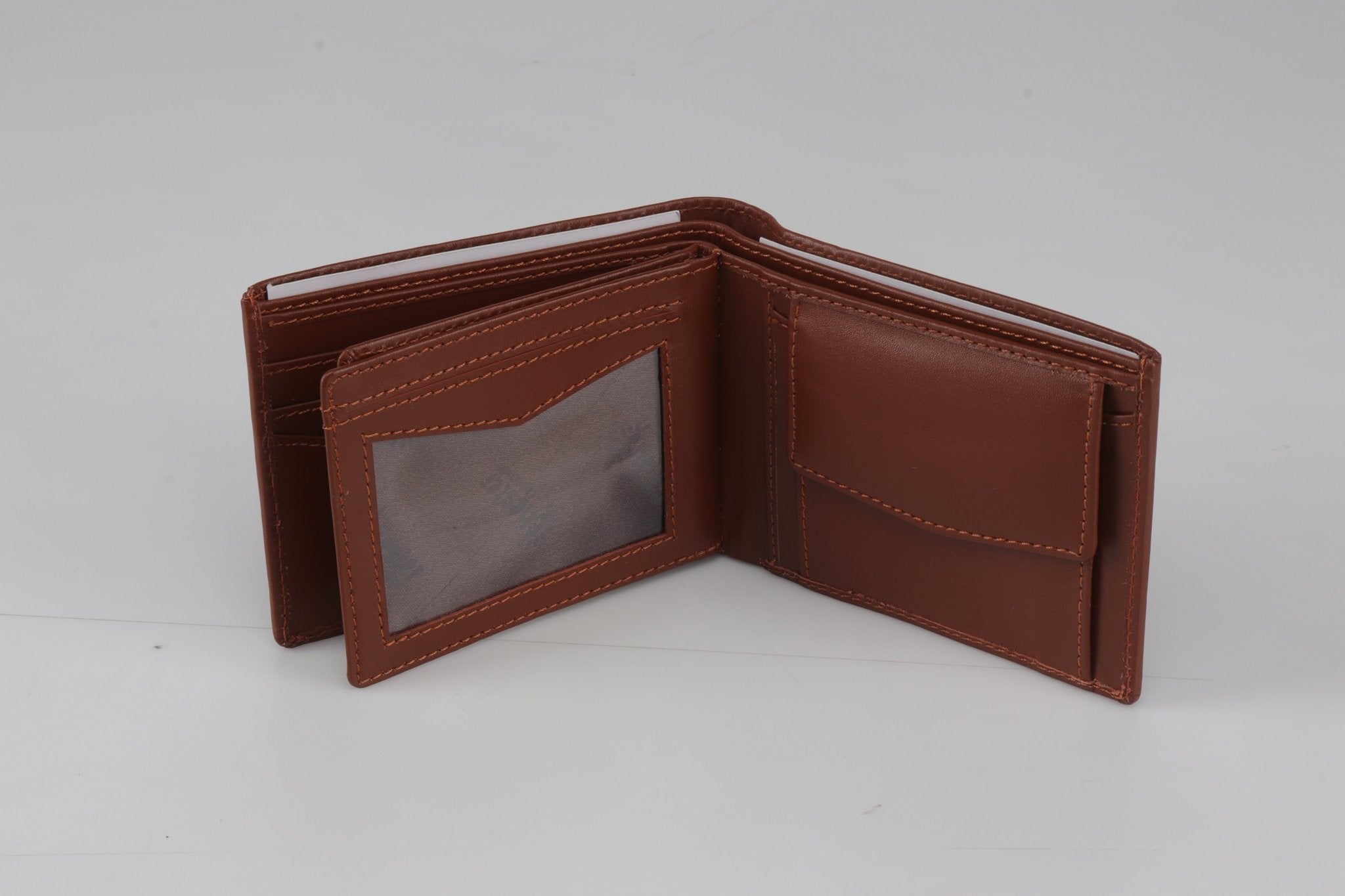 Luxury in Leather: Men's Leather two fold wallets - Timeless Elegance for Every Pocket - Flengo