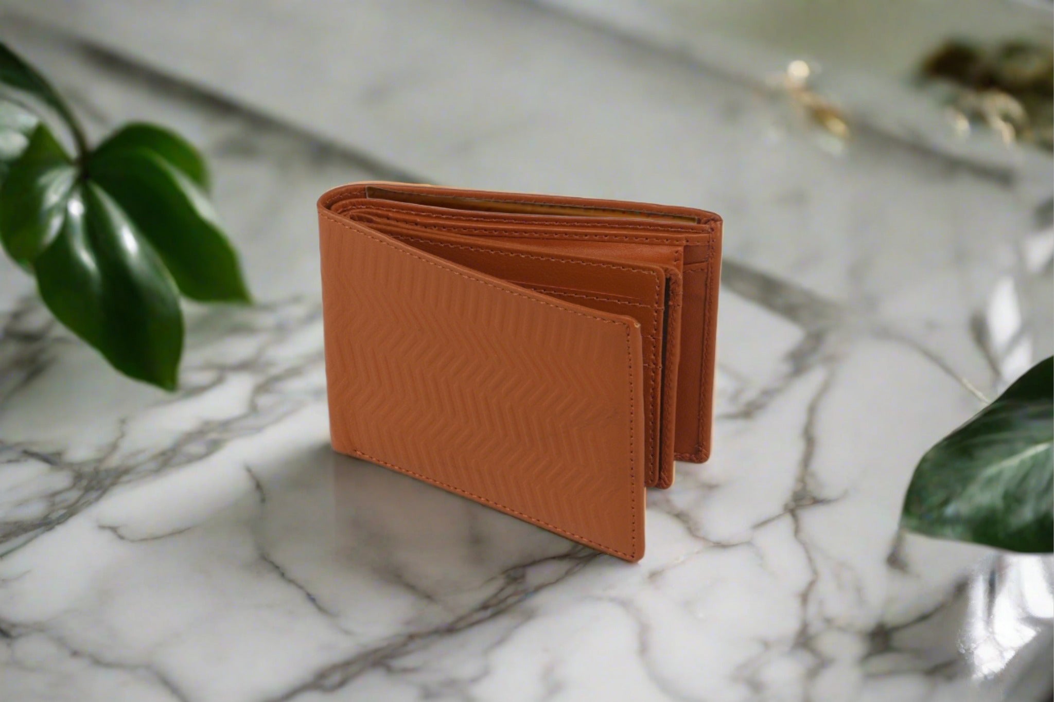 Luxury in Leather: Men's Leather two fold wallets - Timeless Elegance for Every Pocket - Flengo