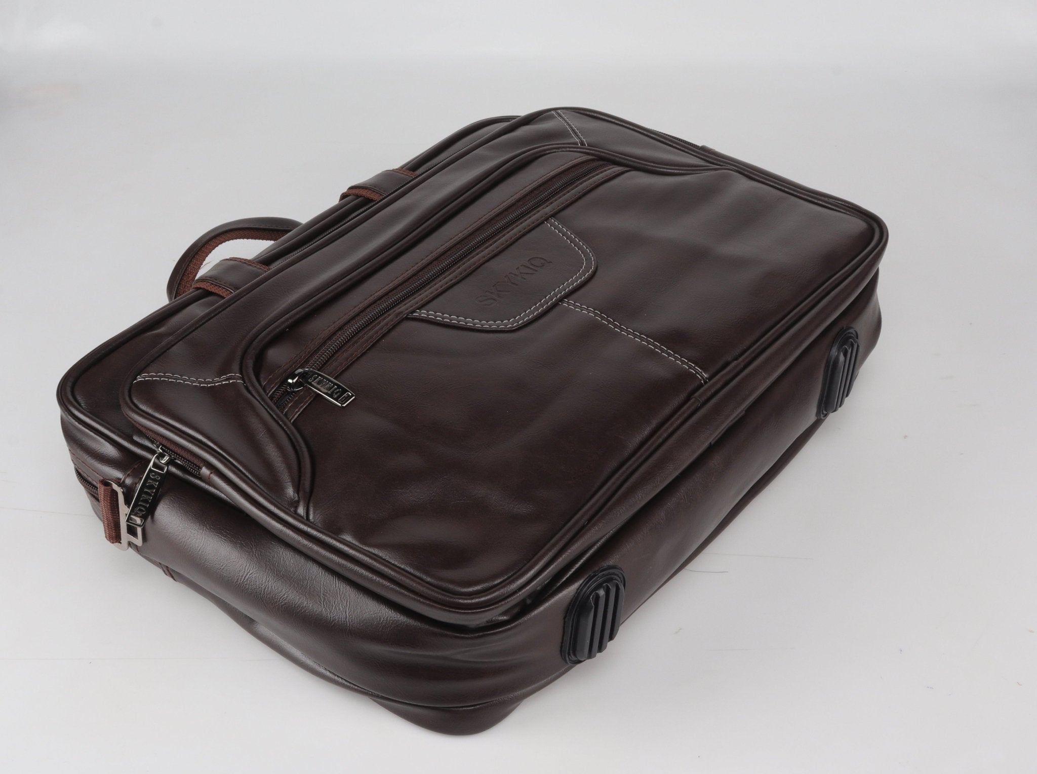 Professional Perfection: Men's Solid Office Laptop Bags - Sleek Style for Workday Efficiency - Flengo